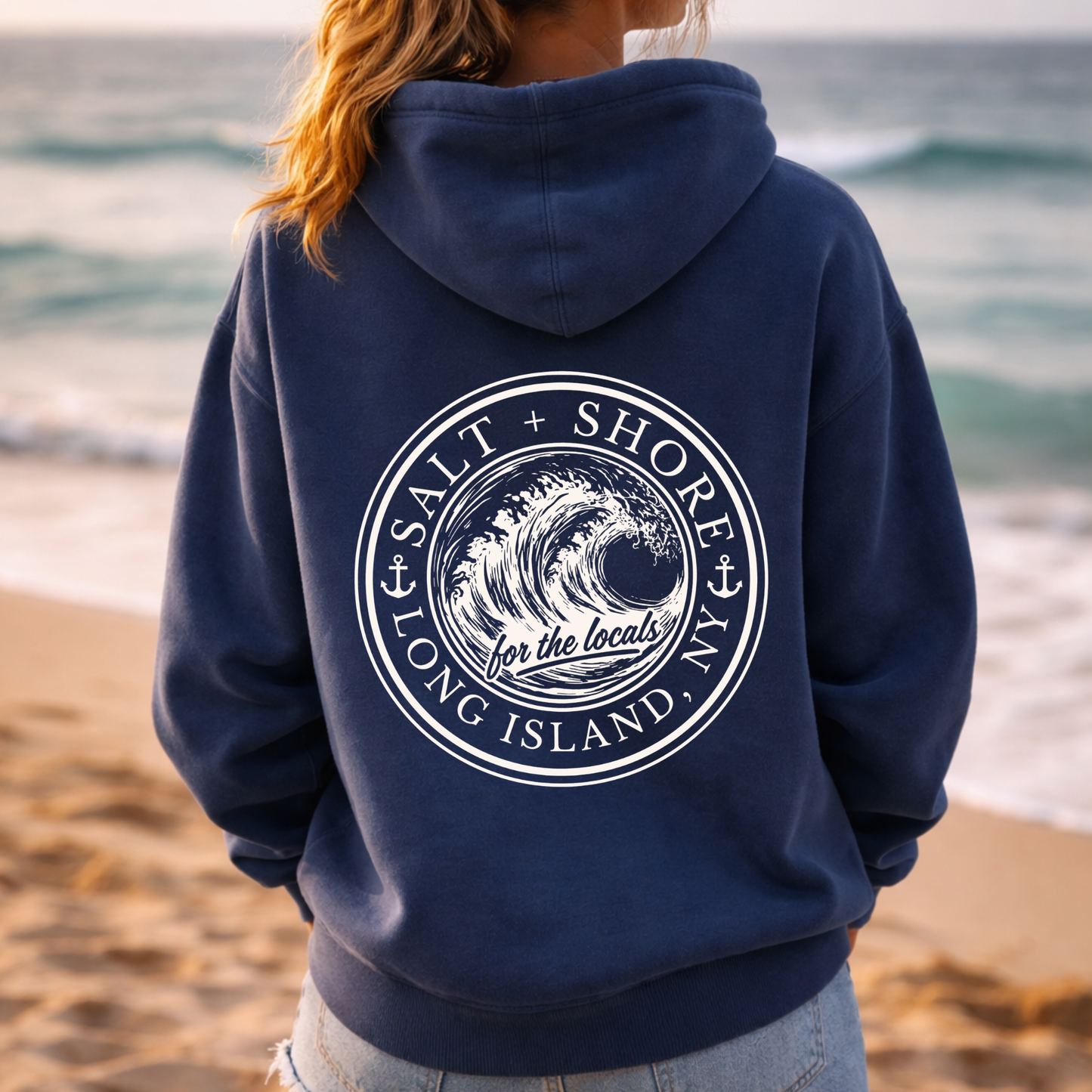 Locals Wave – Classic Cotton – Navy | Salt + Shore