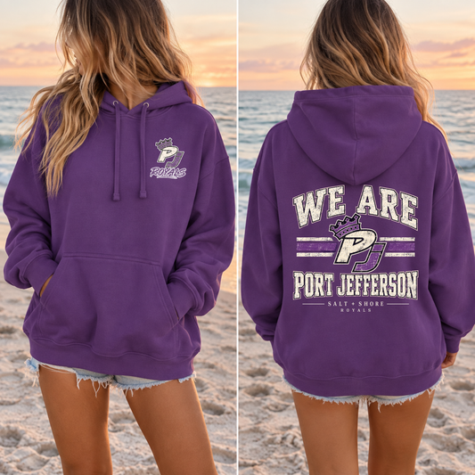 We Are Port Jeff – Premium Garment-Dyed – Royal Tide | Port Jeff | Salt + Shore