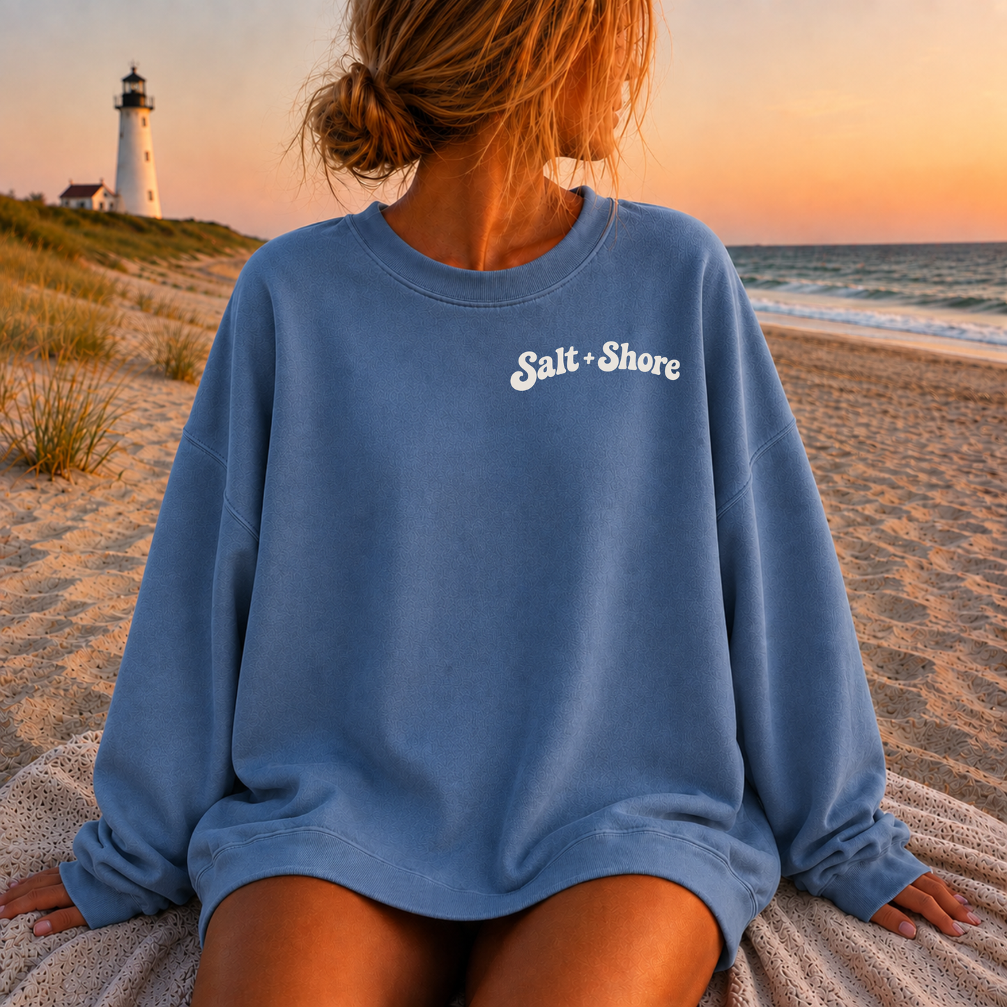 Long Island or Nowhere – Premium Garment-Dyed – Washed Indigo | Salt + Shore