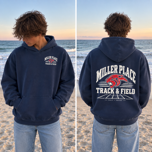 Miller Place XC/Track & Field – Classic Cotton – Navy | Miller Place | Salt + Shore