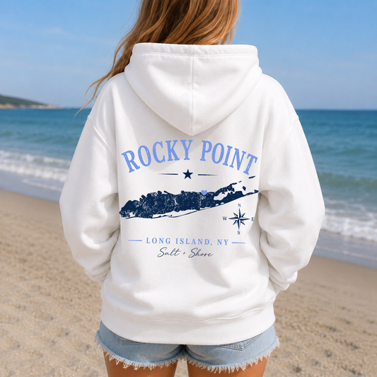 Rocky Point Local – Classic Cotton – White | Rocky Point Cheer | Salt + Shore