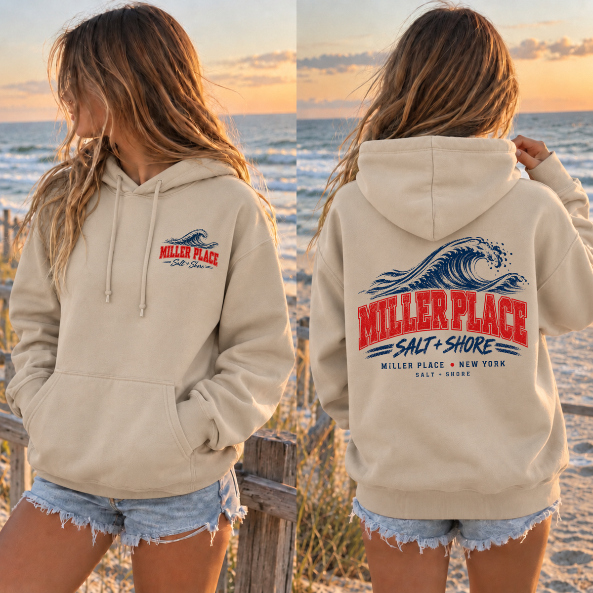 Miller Place Wave – Classic Cotton – Sand | Miller Place | Salt + Shore
