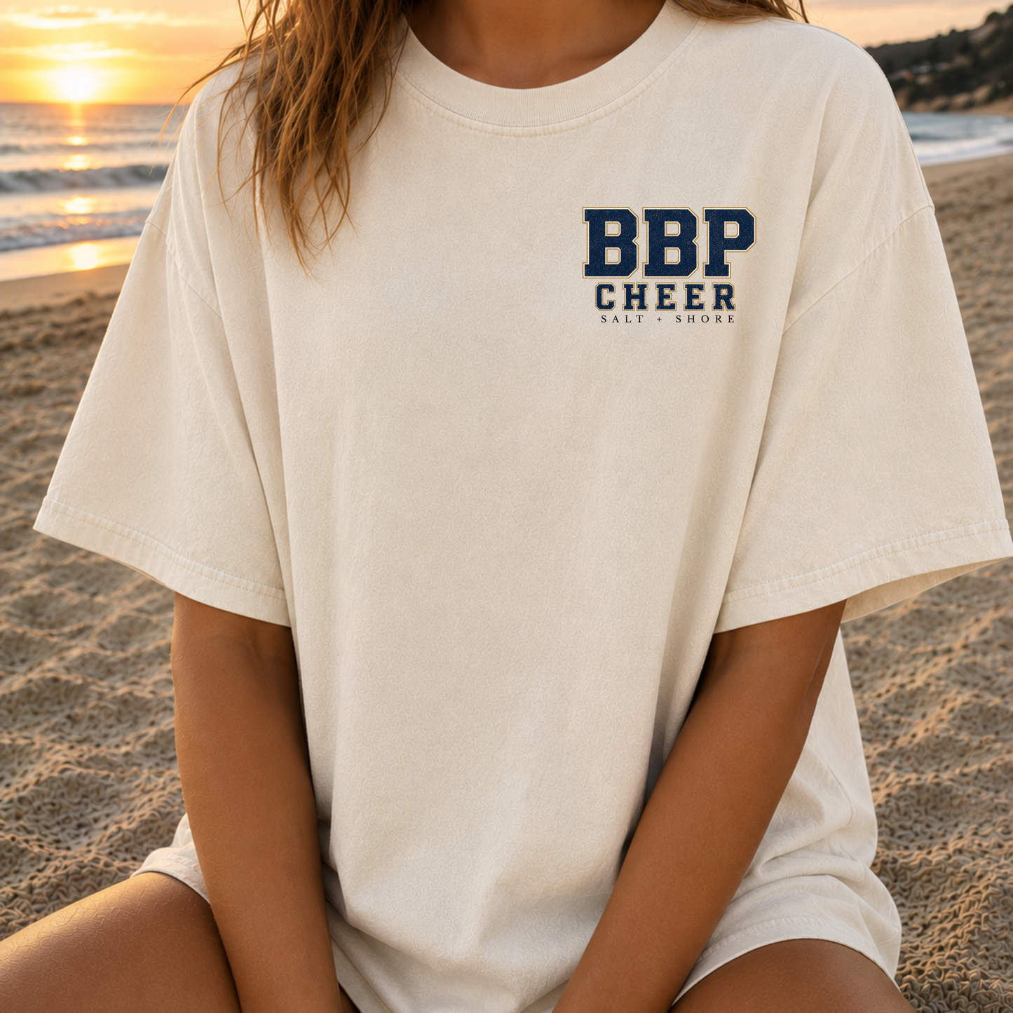 We Are BBP Cheer – Premium Garment-Dyed – Bone | BBP Phantoms | Salt + Shore