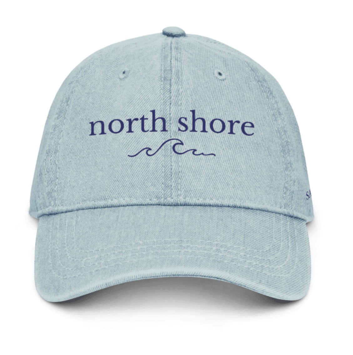 North Shore Embroidered Denim Dad Hat | Salt + Shore