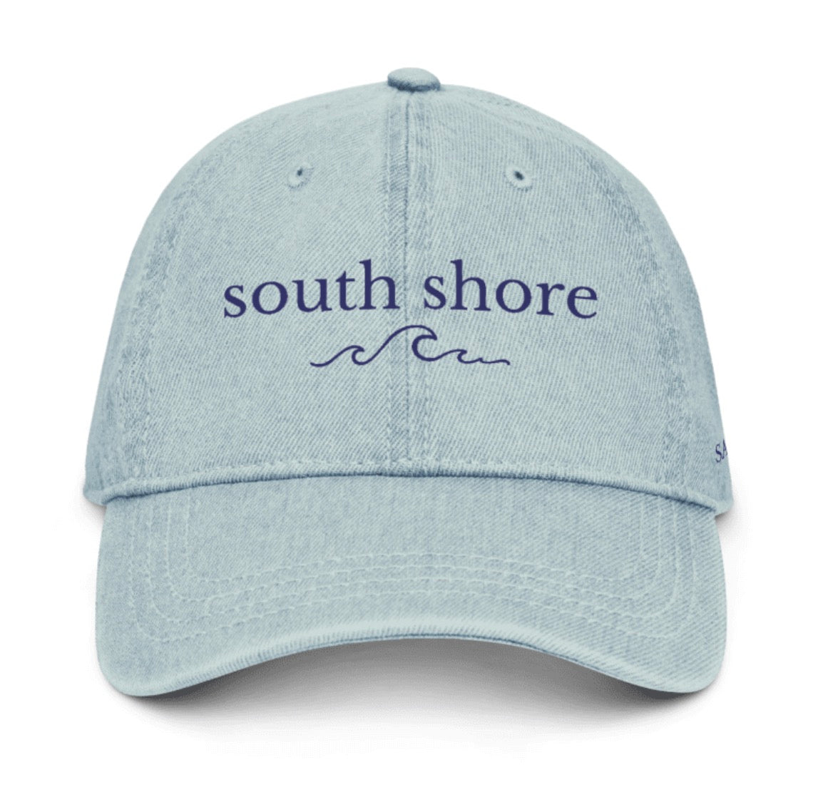 South Shore Embroidered Denim Dad Hat | Salt + Shore