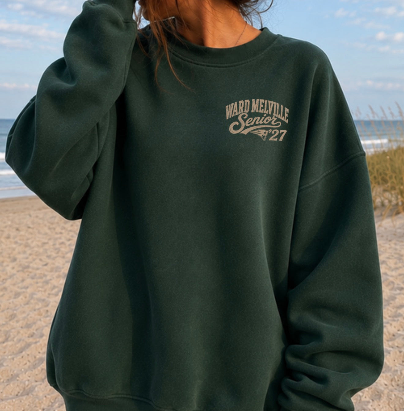 Ward Melville Senior 27 – Premium Garment-Dyed – Coastal Pine| Ward Melville Cheer | Salt + Shore