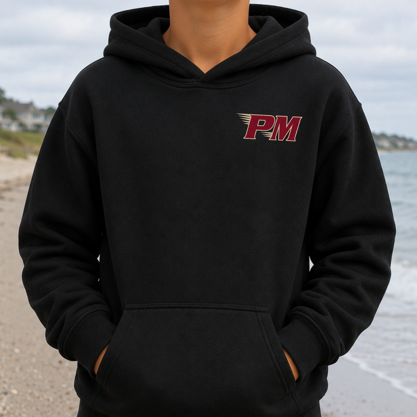 Pat-Med – YOUTH – Classic Cotton – Black | PM Cheer | Salt + Shore