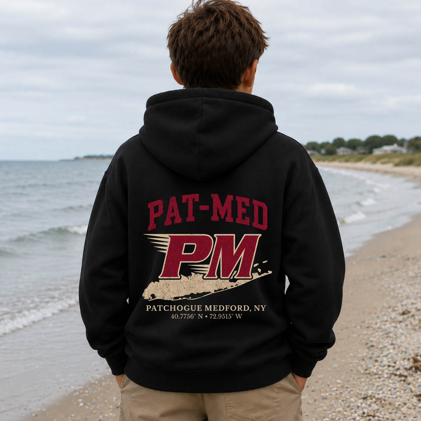Pat-Med – YOUTH – Classic Cotton – Black | PM Cheer | Salt + Shore