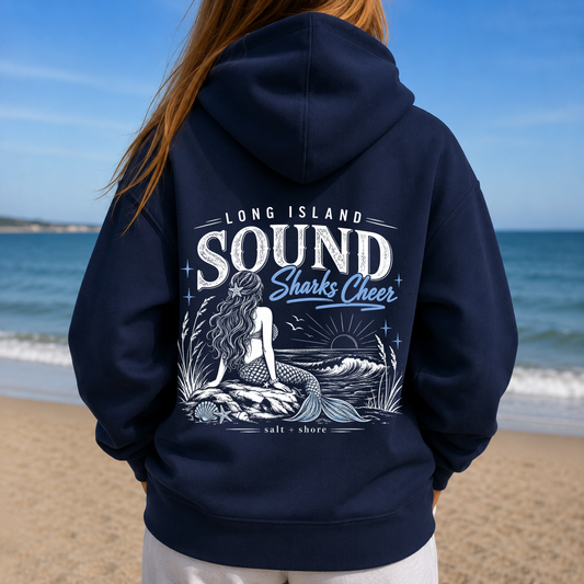 Sharks Cheer: Mermaid Spirit – Classic Cotton – Navy | Sharks Cheer | Salt + Shore