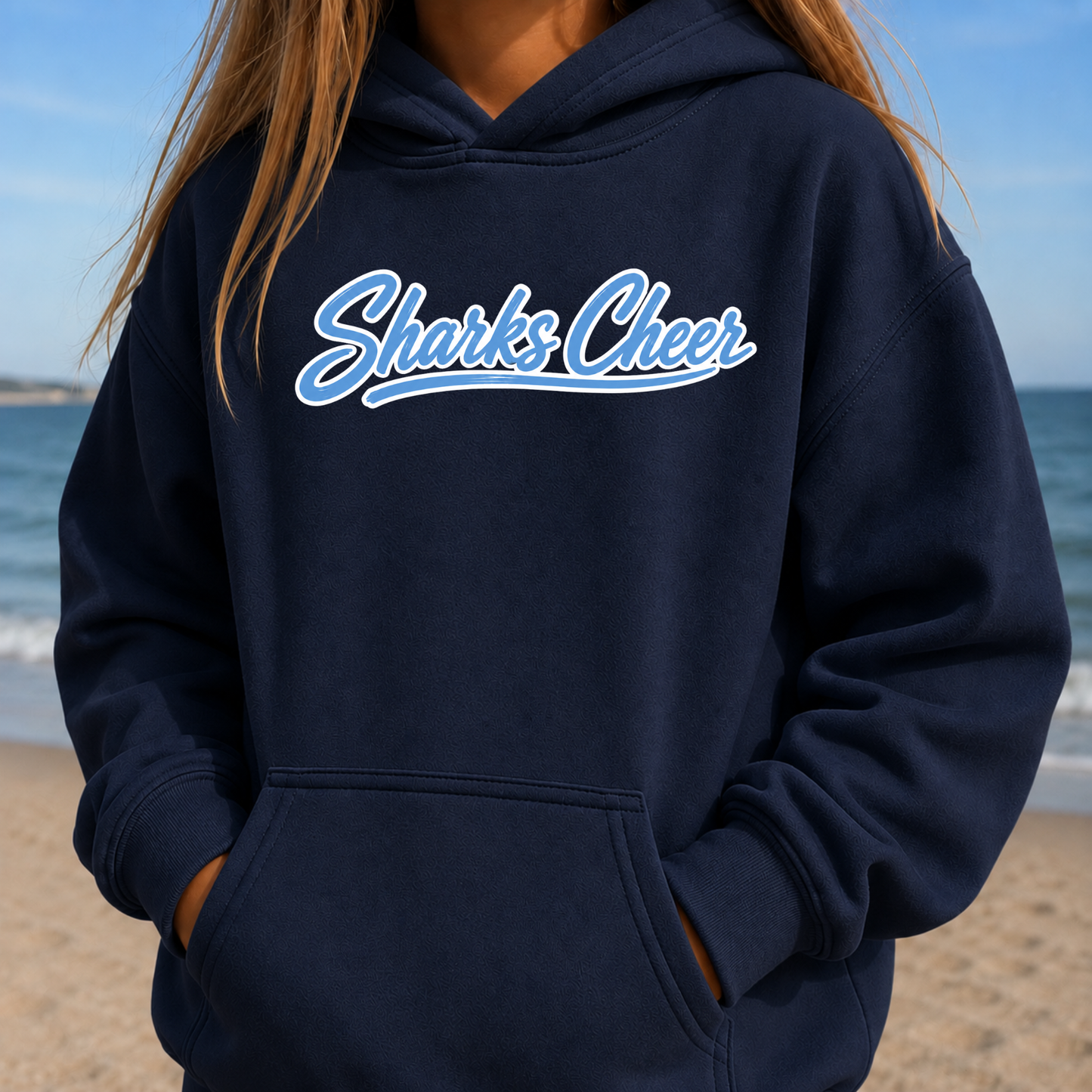 Sharks Cheer: Mermaid Spirit – Classic Cotton – Navy | Sharks Cheer | Salt + Shore