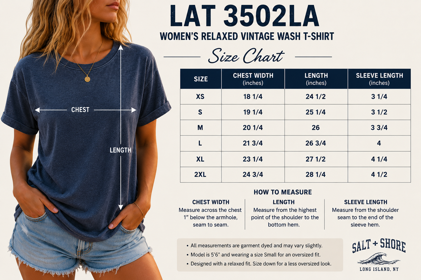 S+S Coastal Collegiate – Premium Vintage Wash - Coastal Sky | Salt + Shore