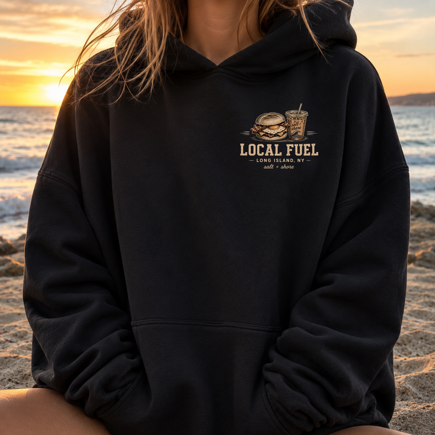 Long Island Local Fuel – Classic Cotton – Black | Salt + Shore