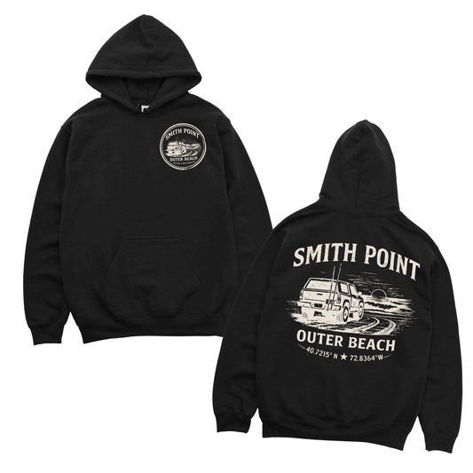 Smith Point Outer Beach – Classic Cotton – Black | Salt + Shore