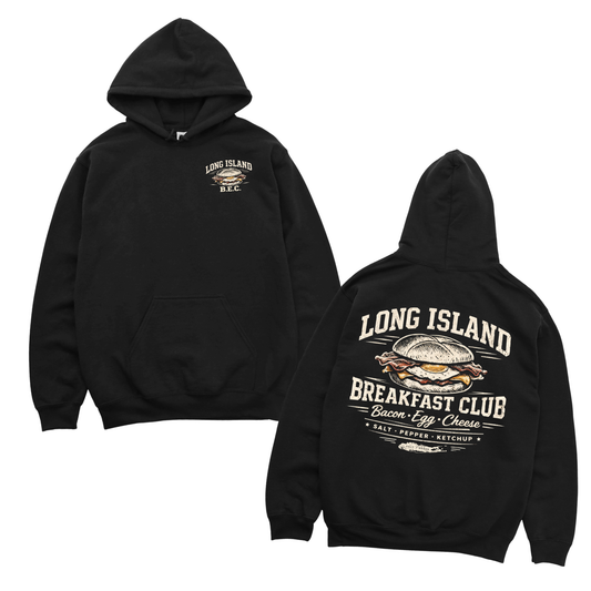 The Long Island Breakfast Club – Classic Cotton – Black | Salt + Shore