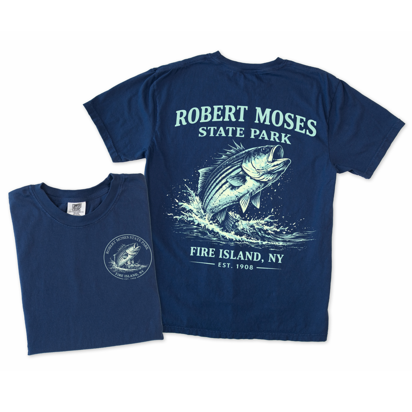 Robert Moses Tidebreaker – Premium Garment-Dyed – Washed Navy | Salt + Shore