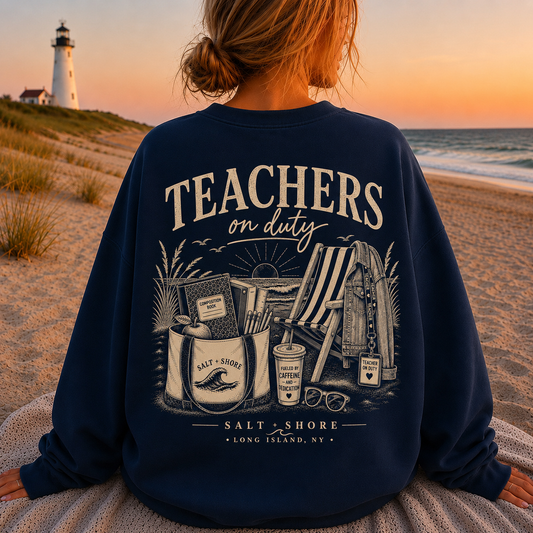 Teachers on Duty – Premium Garment-Dyed – Washed Navy | Salt + Shore