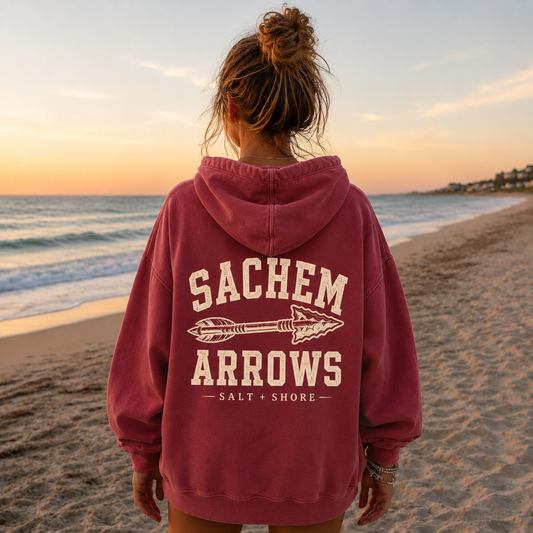 Sachem Arrows x Salt + Shore
 – Premium Garment-Dyed – Red Tide | Salt + Shore