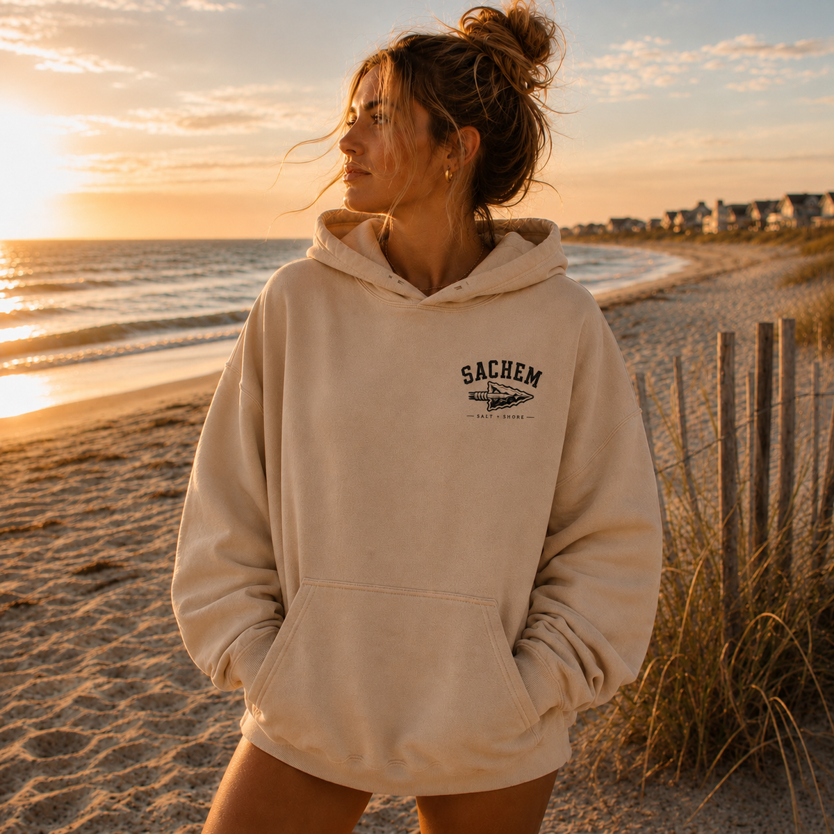 Sachem Arrows x Salt + Shore – Classic Cotton – Sand | Salt + Shore