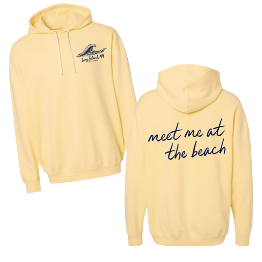 Meet me at the Beach – Premium Garment-Dyed – Sunwashed Butter | Salt + Shore