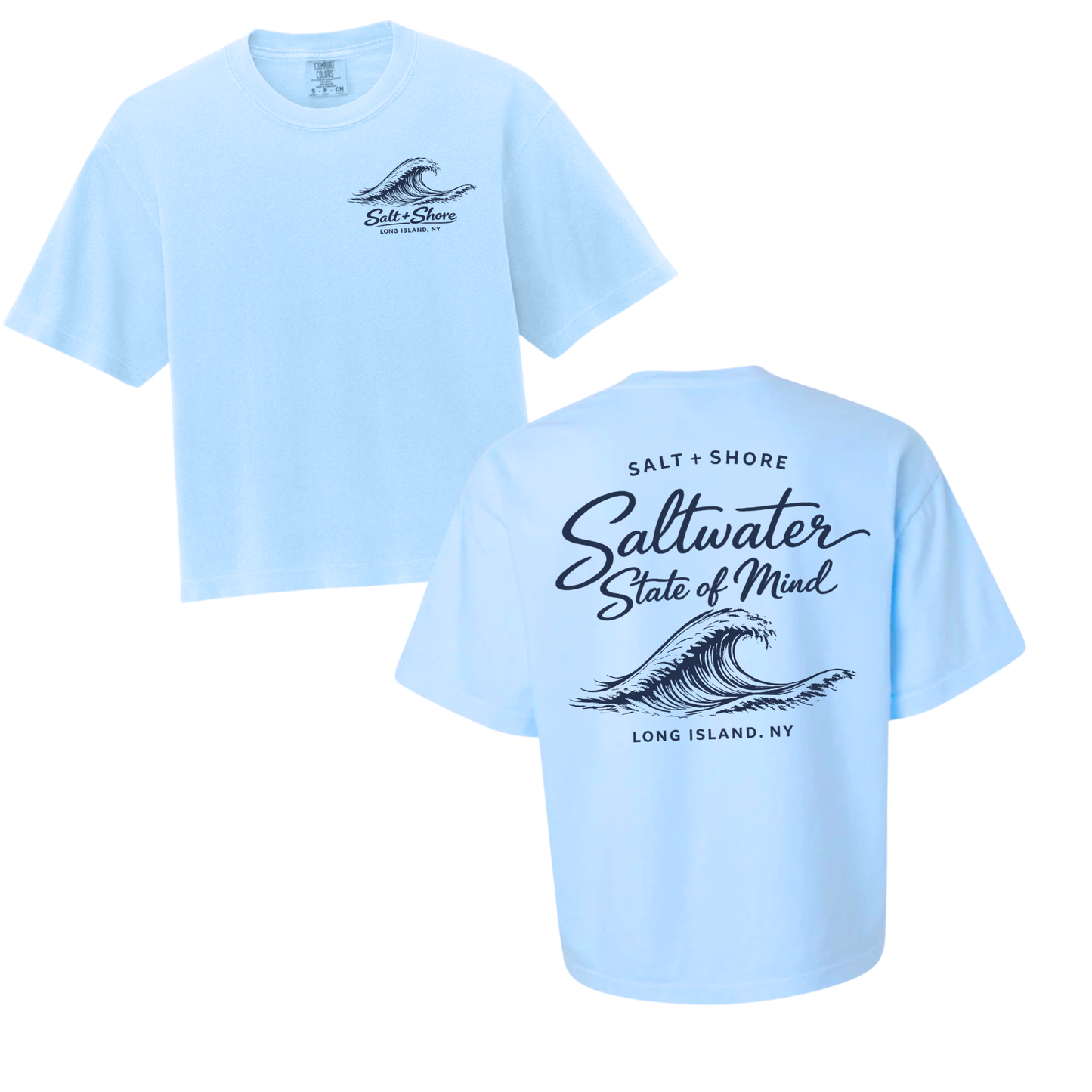 Saltwater State of Mind – Premium Garment-Dyed – Coastal Sky | Salt + Shore