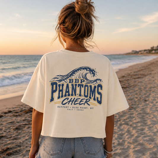 BBP Phantoms Cheer Wave – Premium Garment-Dyed – Bone | BBP Phantoms | Salt + Shore