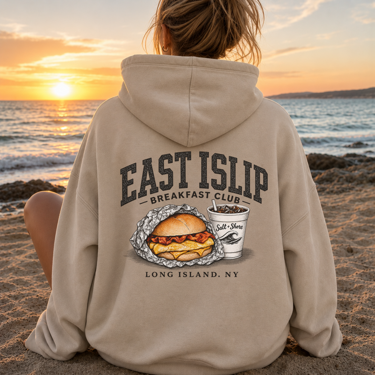 East Islip Breakfast Club – Classic Cotton – Sand | East Islip | Salt + Shore