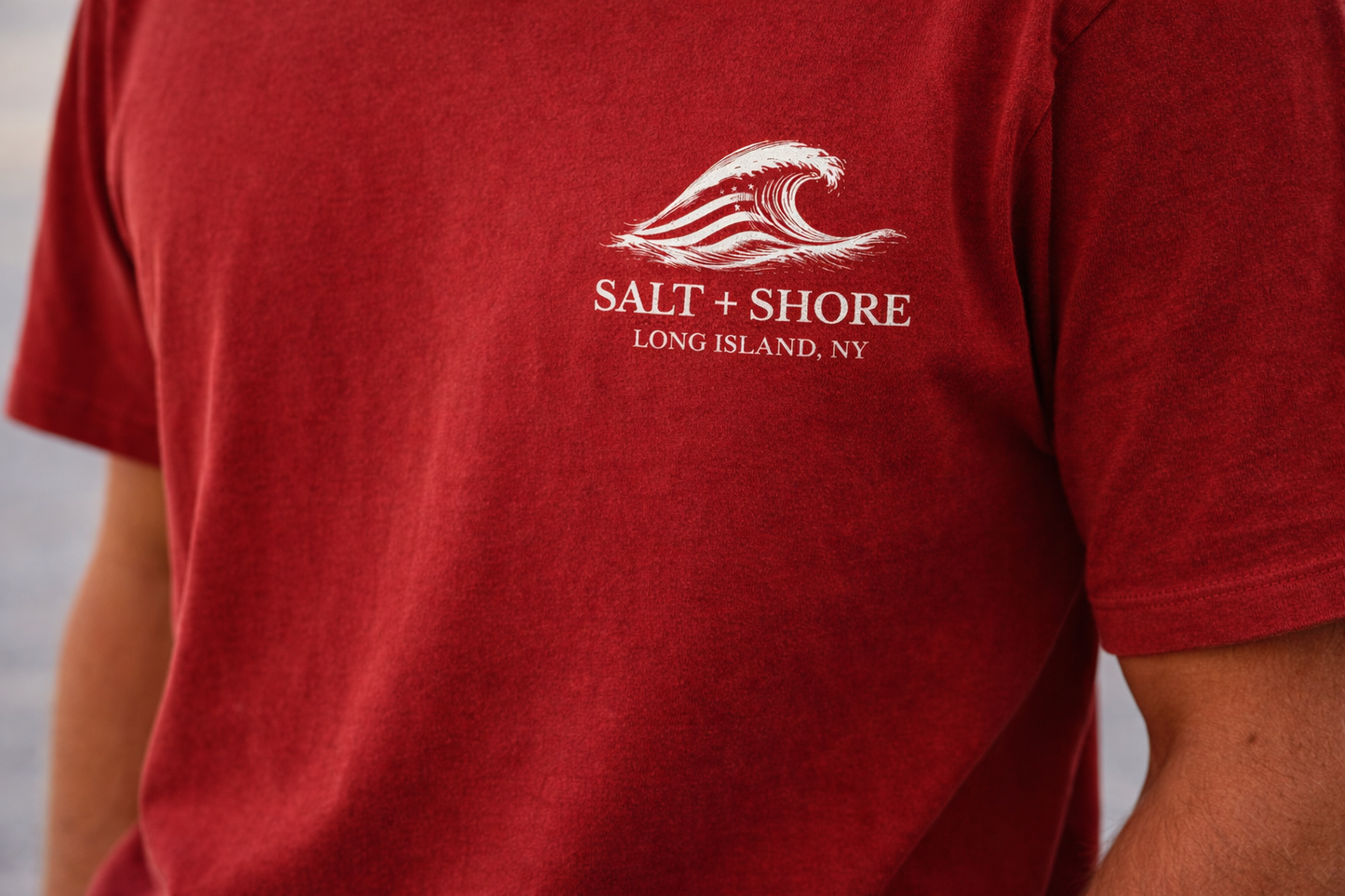 Freedom Flows – Premium Garment-Dyed – Red Tide | Salt + Shore