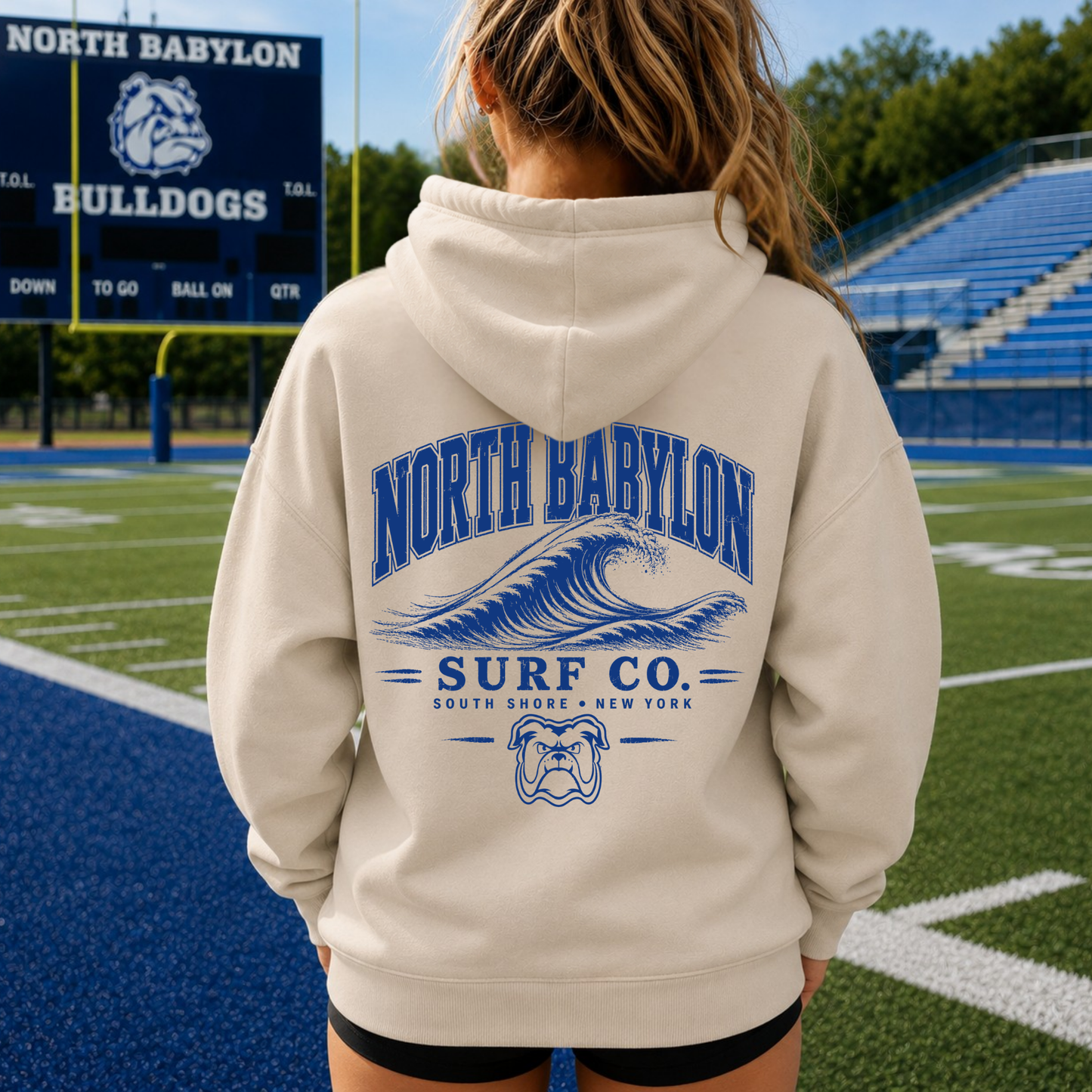 North Babylon Surf Co. – Premium Garment-Dyed – Bone | North Babylon Cheer | Salt + Shore