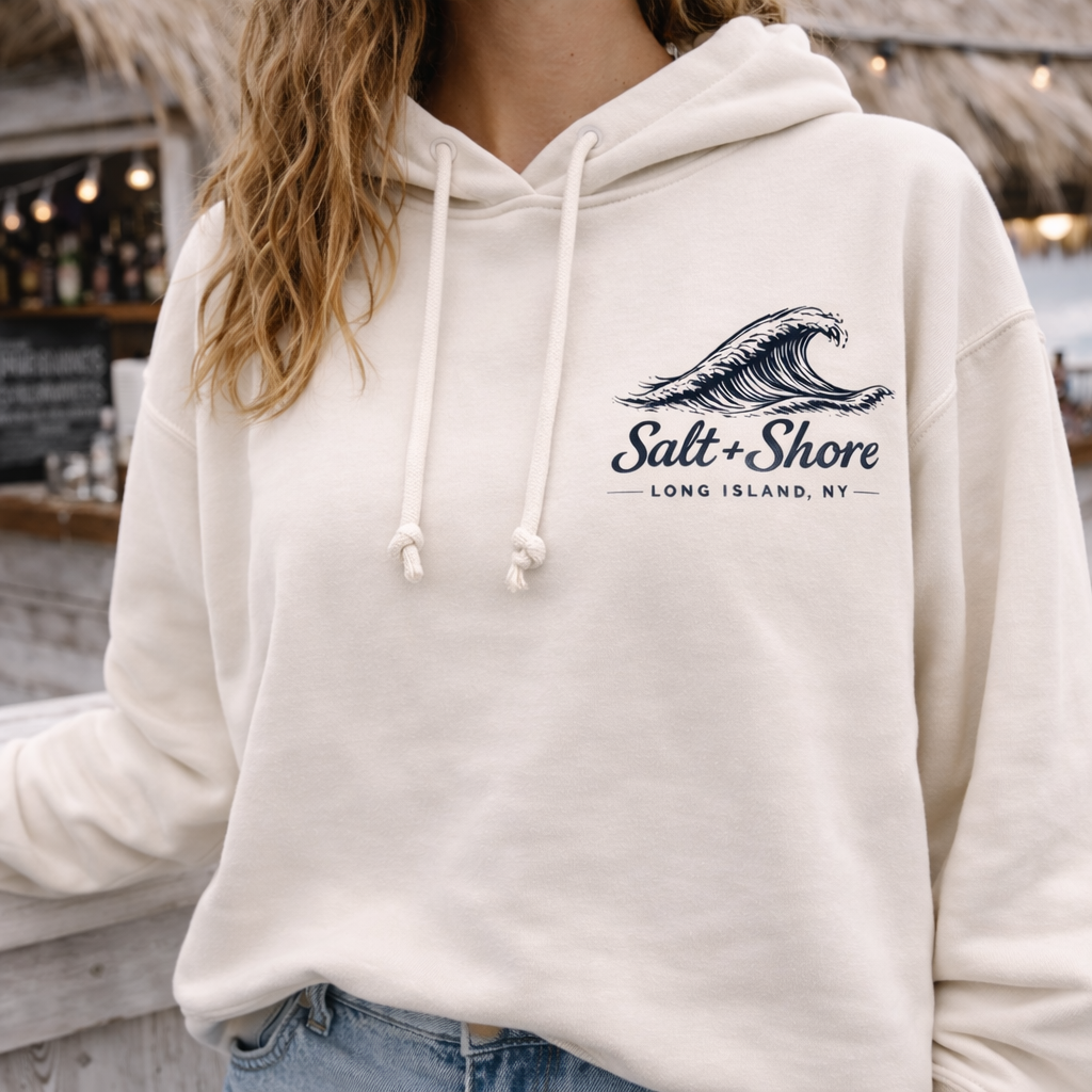 Saltwater Sips – Premium Garment-Dyed – Bone | Salt + Shore
