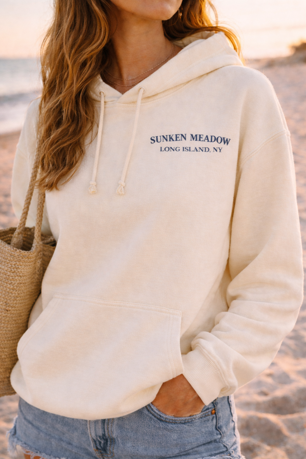 Sunken Meadow Shoreline – Premium Garment-Dyed – Bone | Salt + Shore