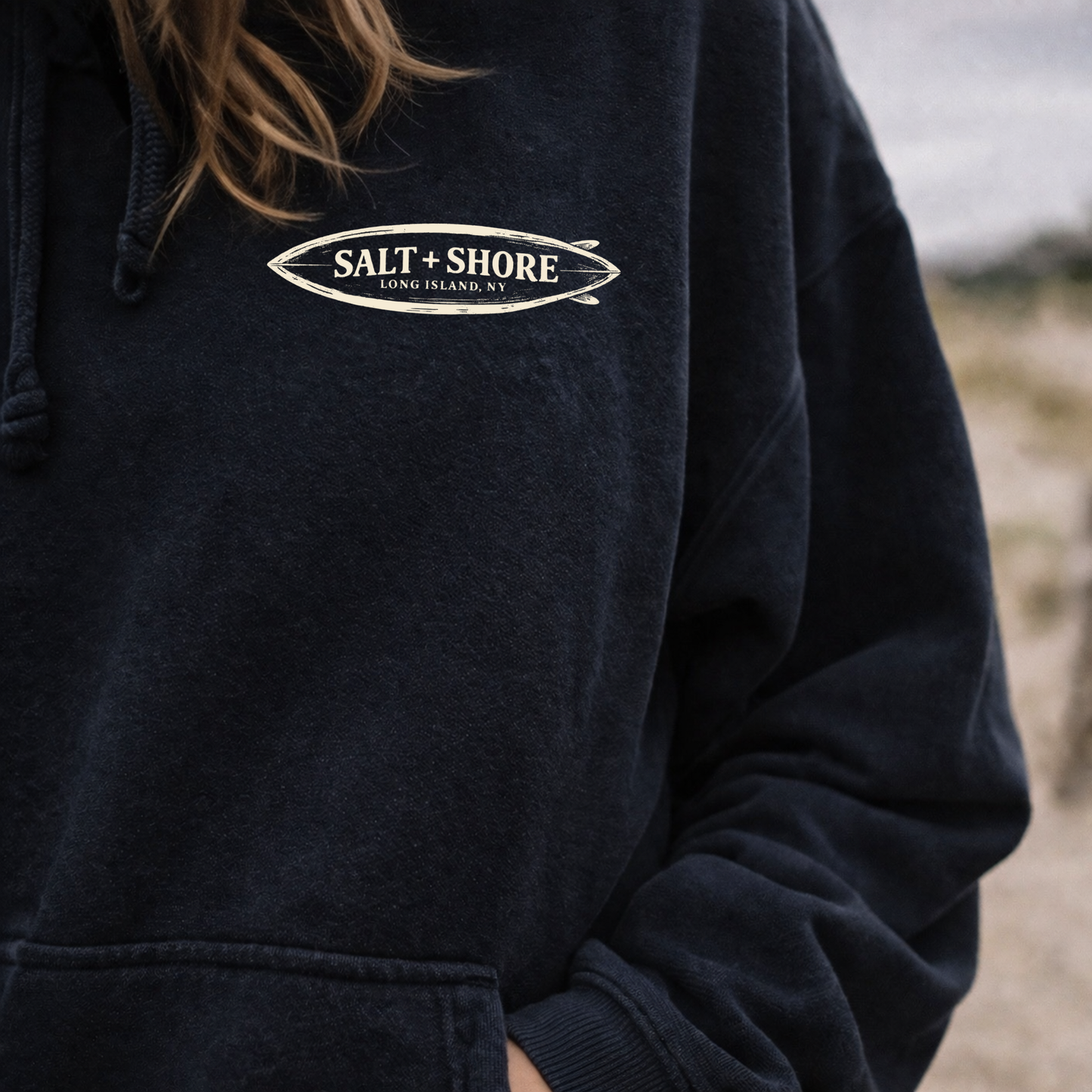 Locals Shack – Premium Garment-Dyed – Washed Navy | Salt + Shore