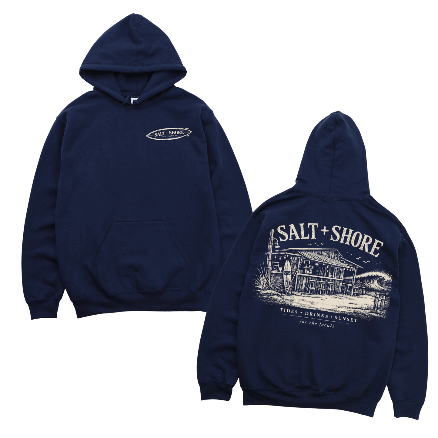 Locals Shack – Classic Cotton – Navy | Salt + Shore