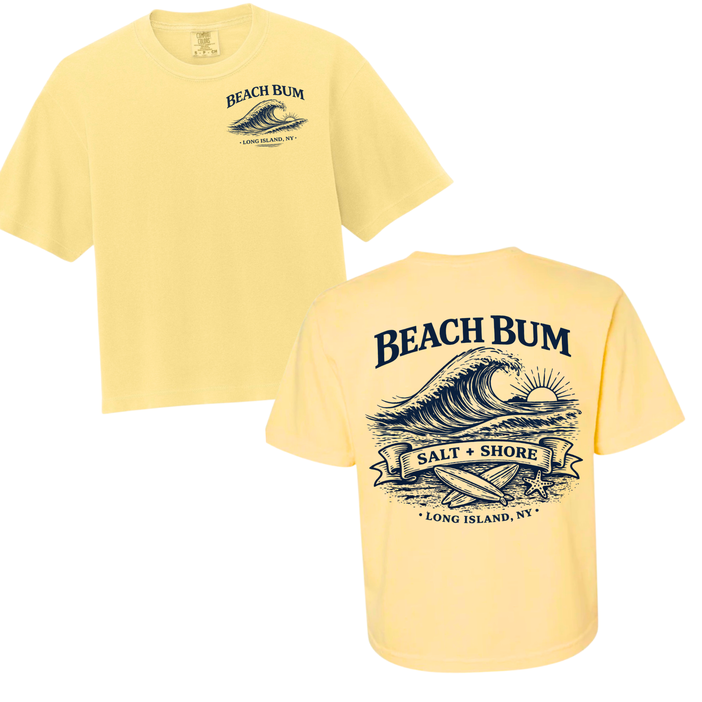 Beach Bum – Premium Garment-Dyed – Sunwashed Butter | Salt + Shore
