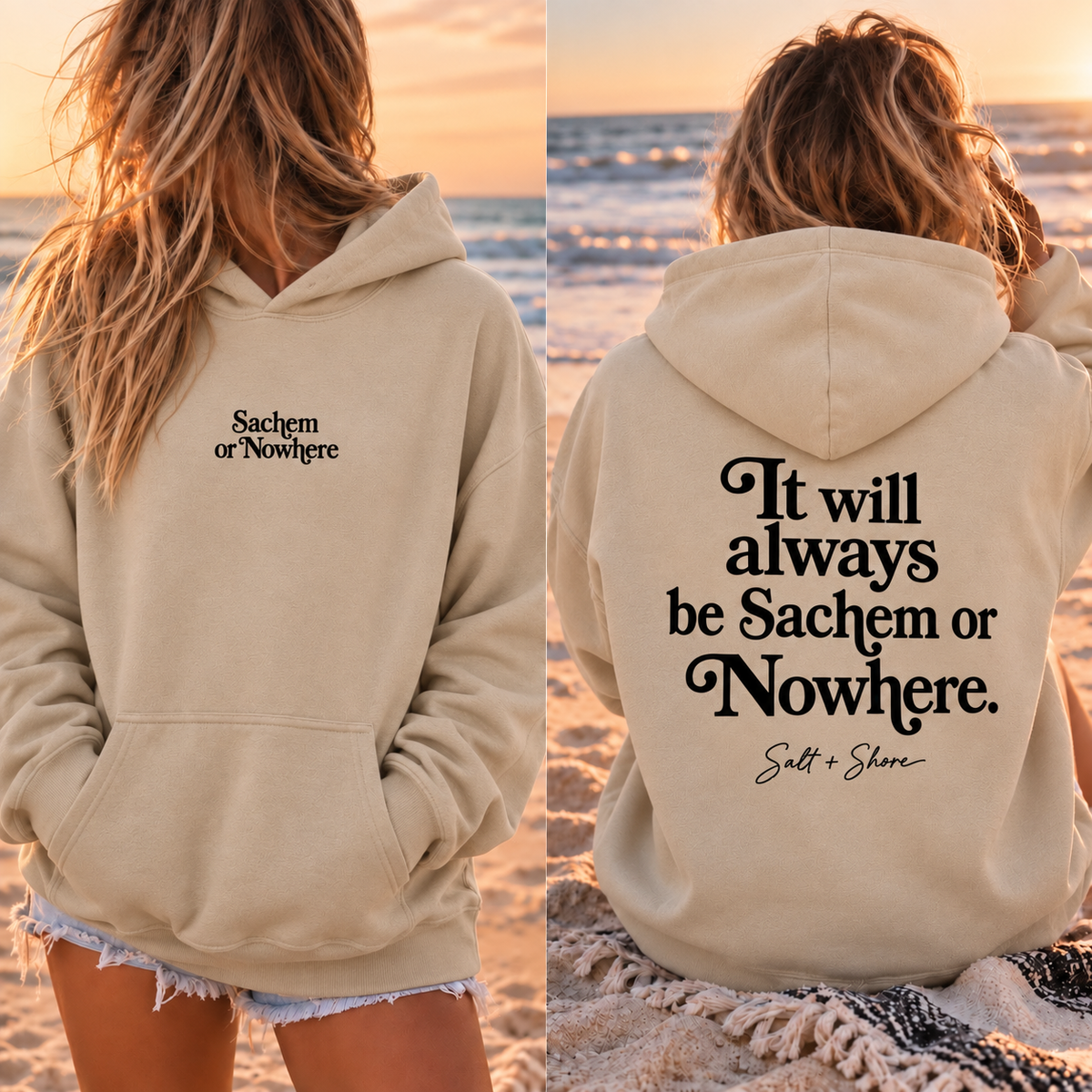 Sachem or Nowhere – Classic Cotton – Sand | Salt + Shore