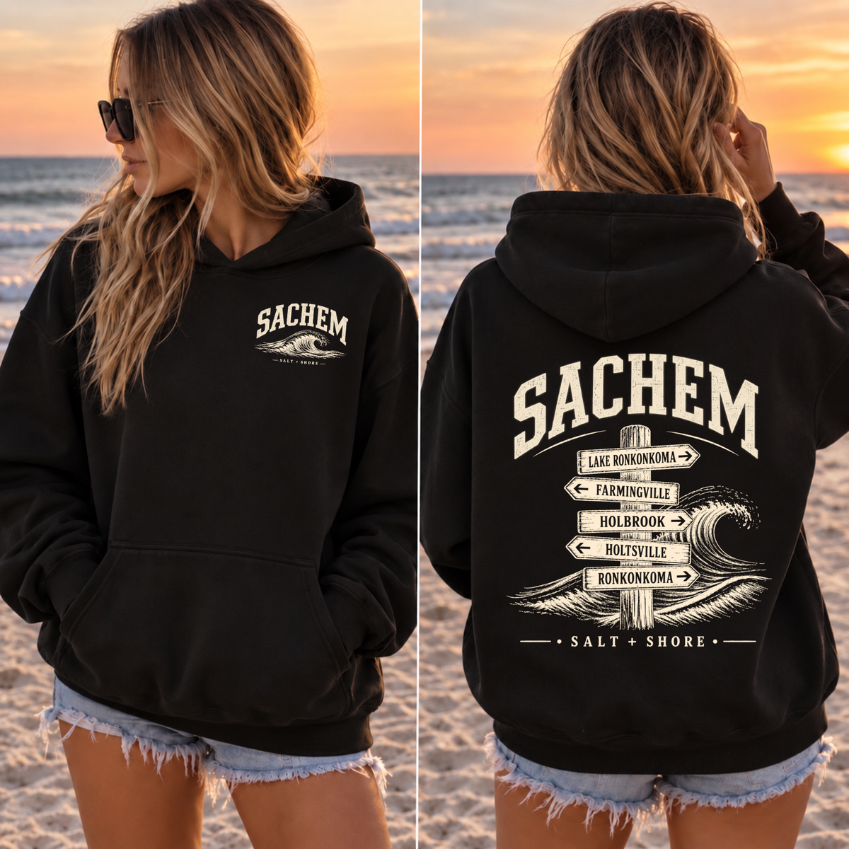 Sachem Wayfinder – Premium Garment-Dyed – Washed Black | Salt + Shore
