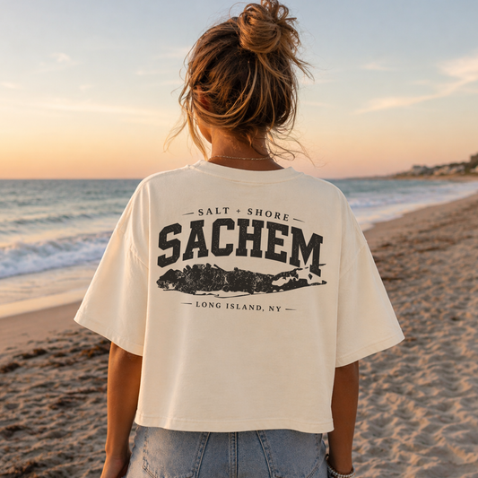 Sachem x Salt + Shore – Premium Garment-Dyed – Bone | Salt + Shore