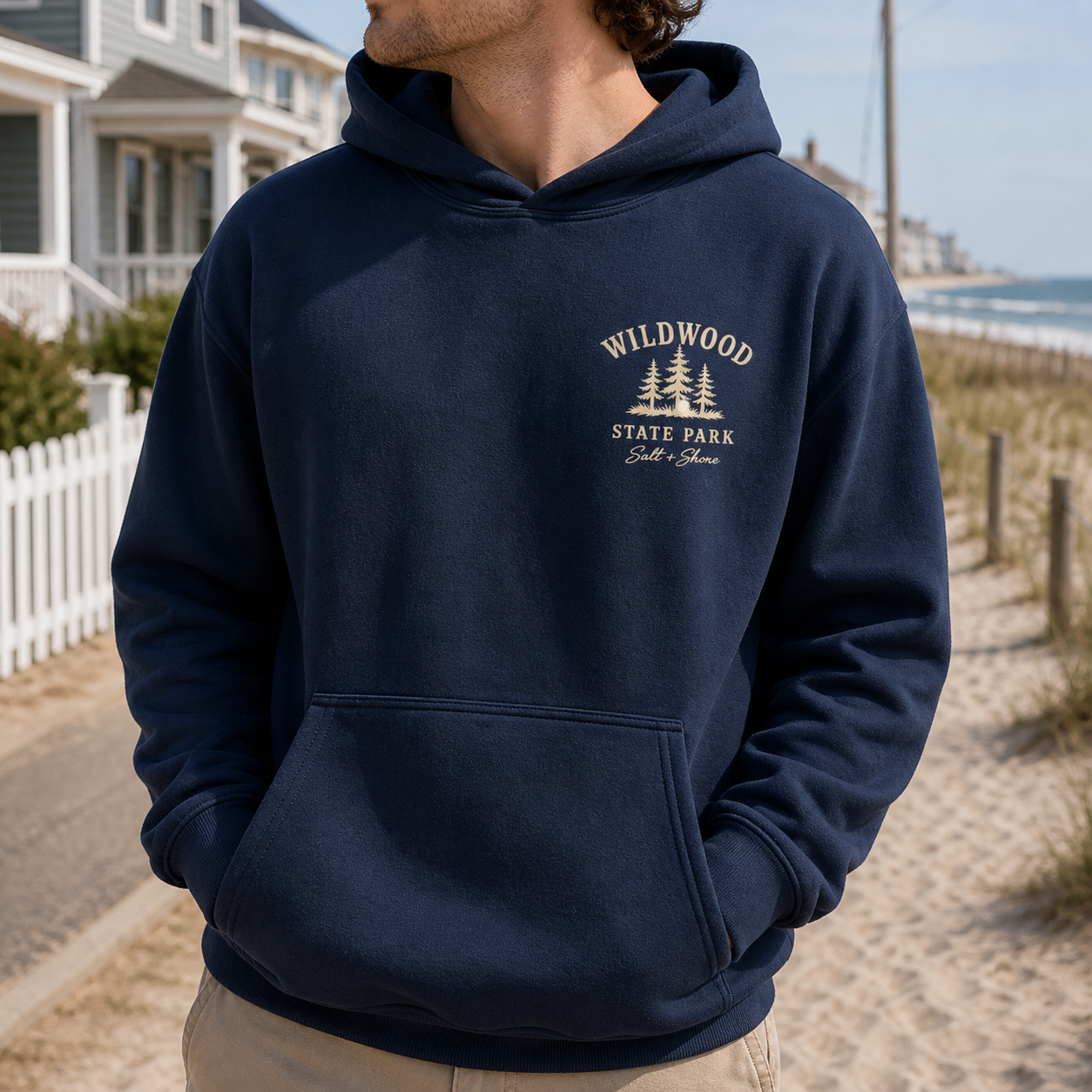 Wildwood Coastal Trail – Classic Cotton – Navy | SWR Varsity Cheer | Salt + Shore