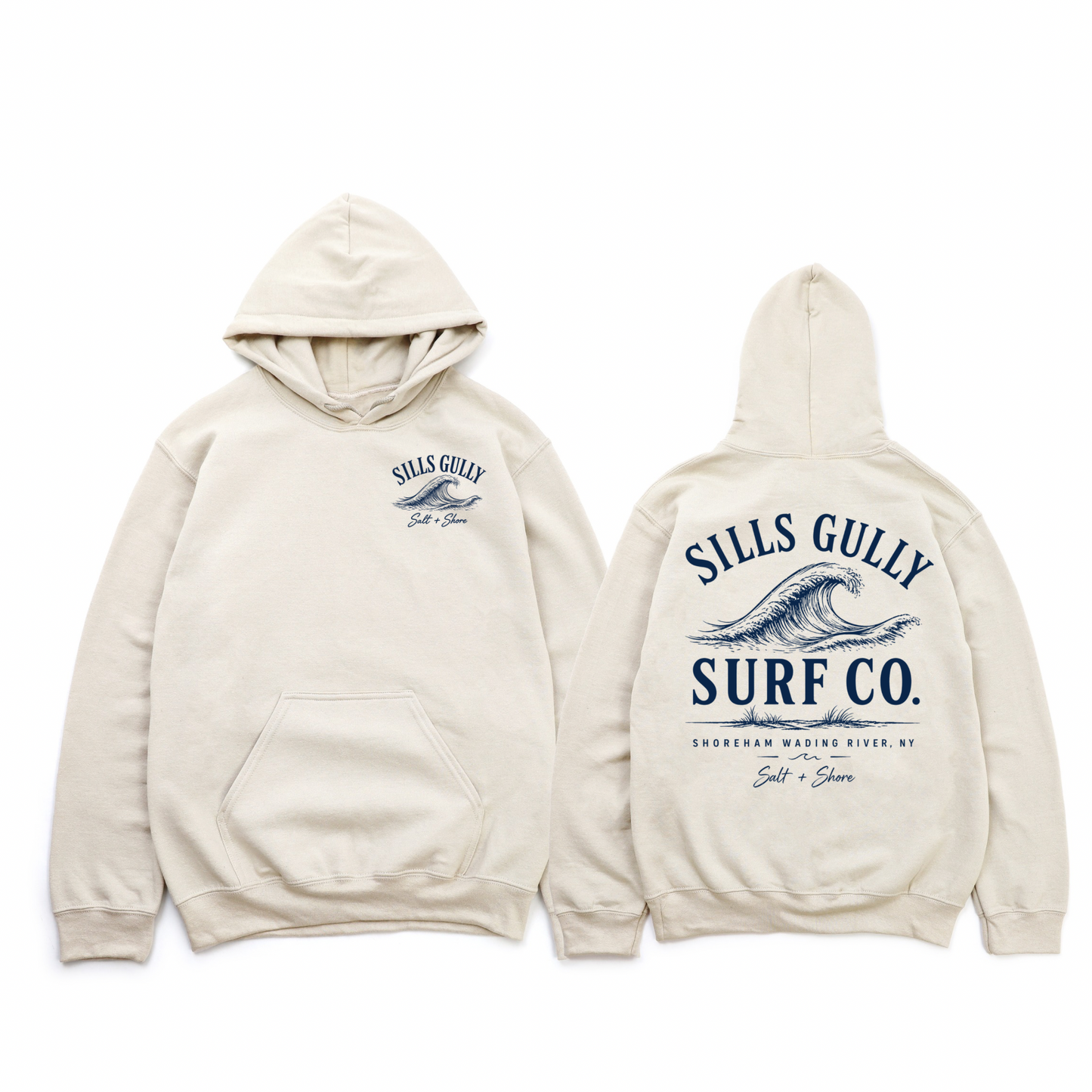 Sills Gully Surf Co. - YOUTH – Classic Cotton – Sand | SWR Varsity Cheer |Salt + Shore