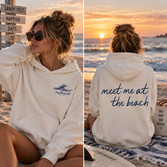 Meet Me at the Beach – Premium Garment-Dyed – Bone | Salt + Shore