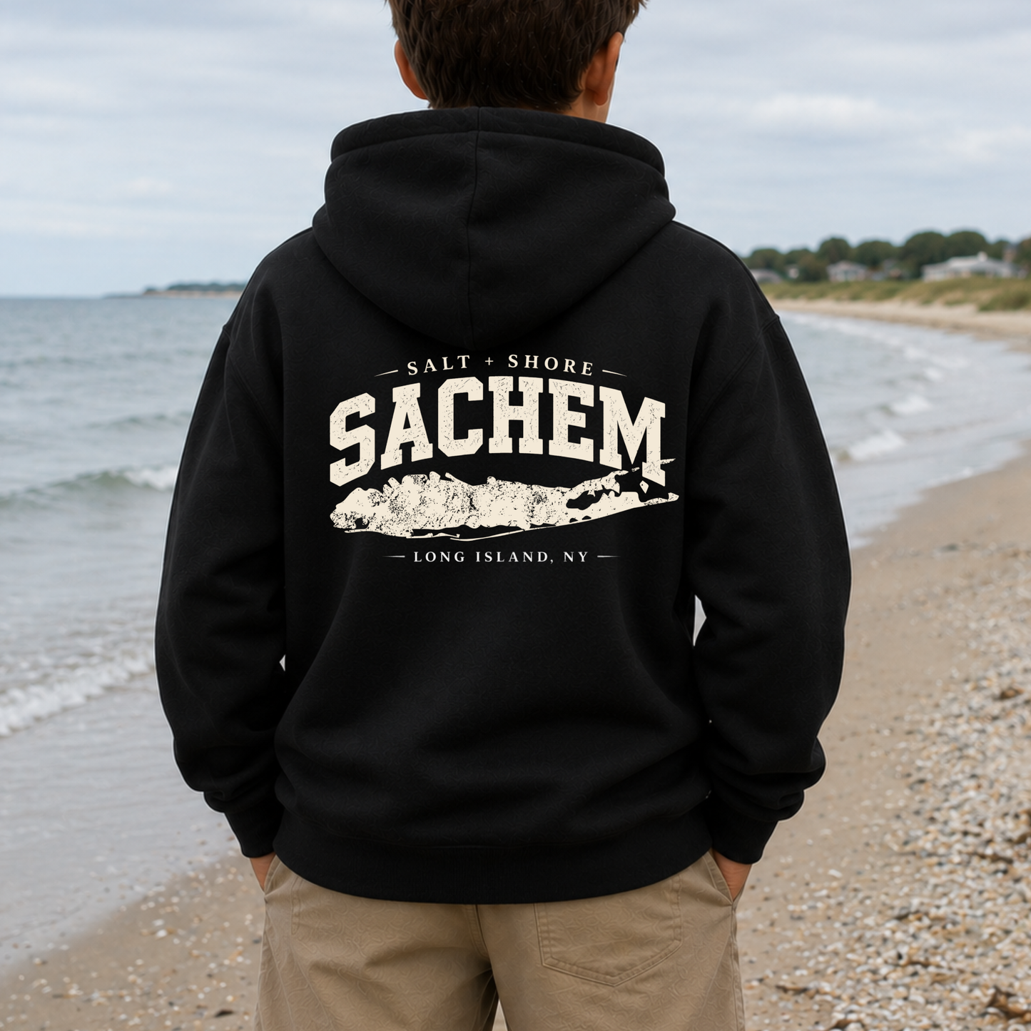 Sachem x Salt + Shore - YOUTH – Classic Cotton – Black | Salt + Shore