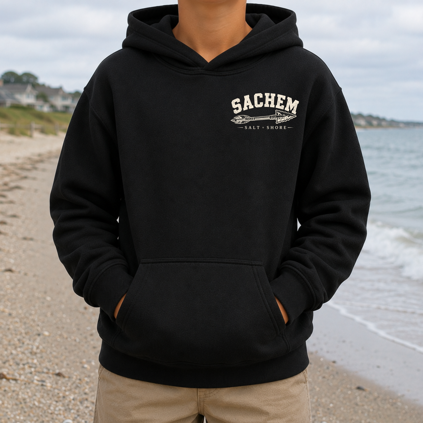 Sachem x Salt + Shore - YOUTH – Classic Cotton – Black | Salt + Shore
