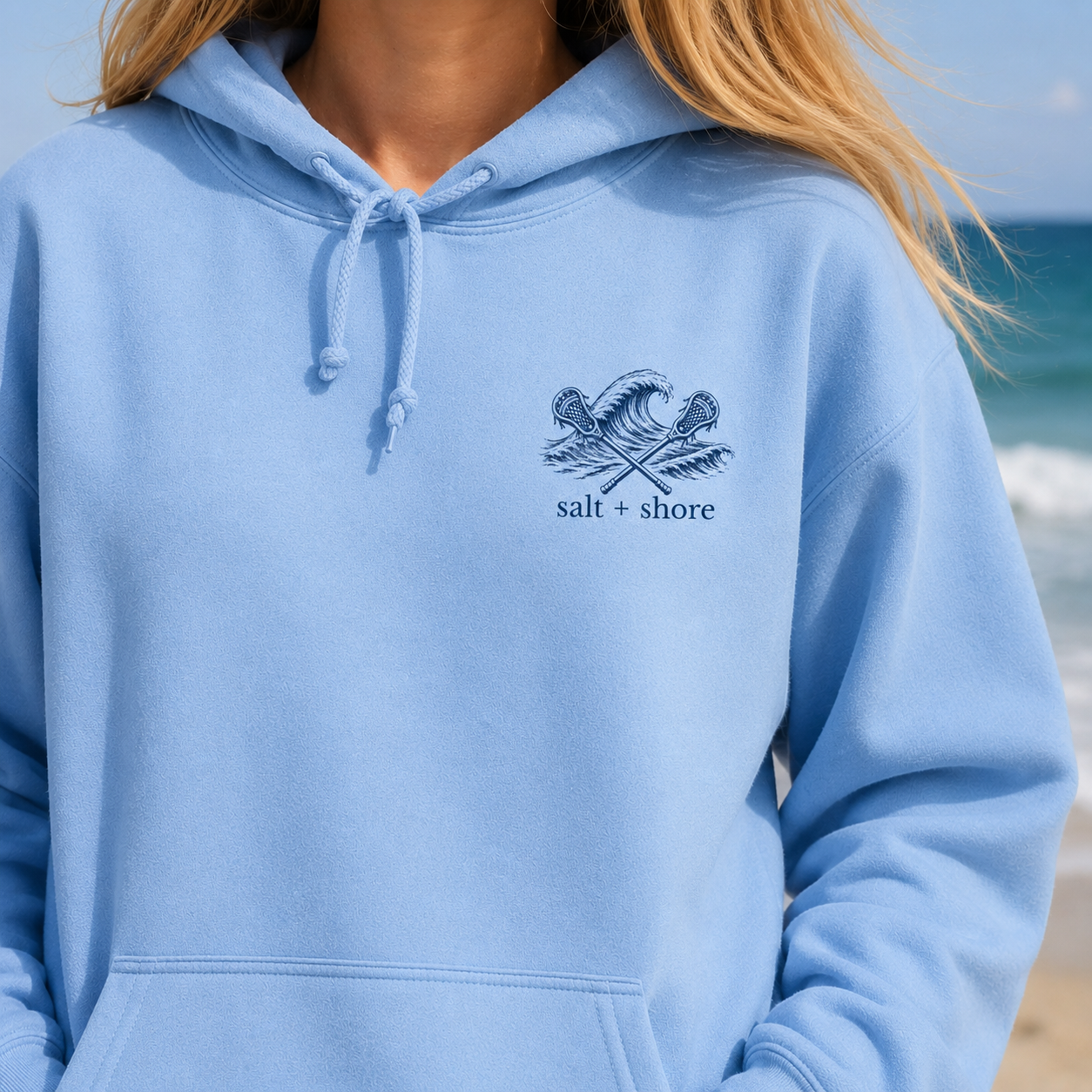 Salt + Shore Lacrosse – Classic Cotton – C. Blue | Salt + Shore