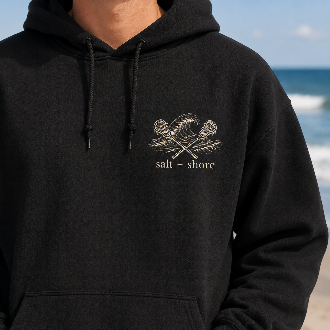 Salt + Shore Lacrosse – Classic Cotton – Black | Salt + Shore