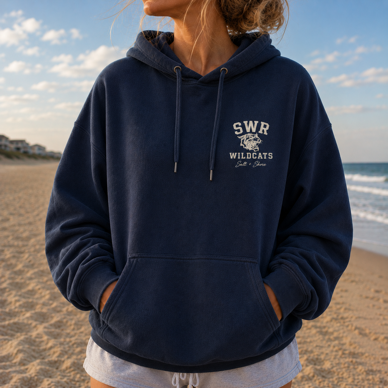 SWR Wildcats – Premium Garment-Dyed – Washed Navy | Salt + Shore