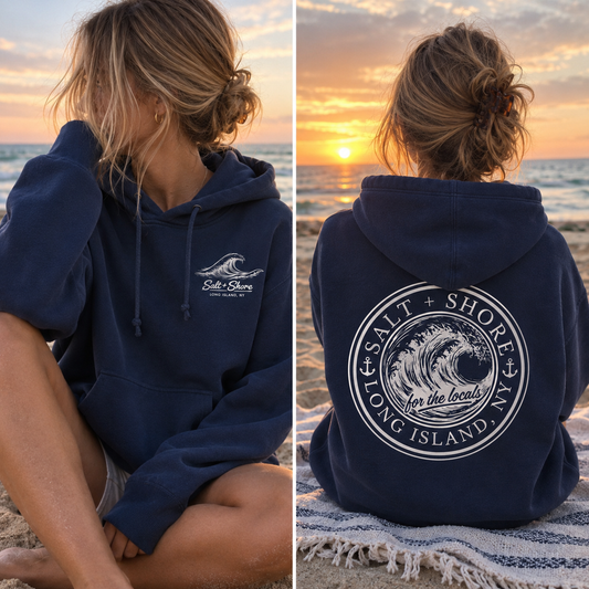 Locals Wave – Classic Cotton – Navy | Salt + Shore