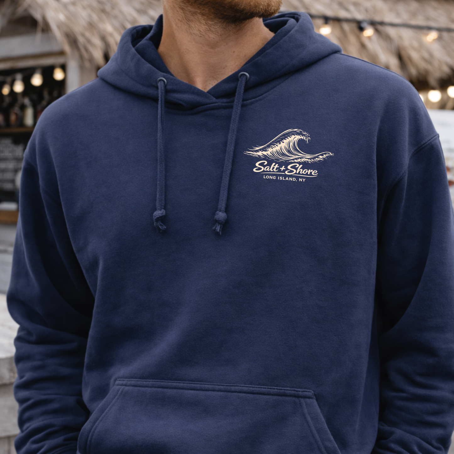 Locals Wave – Premium Garment-Dyed – Washed Navy | Salt + Shore