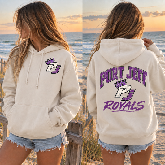 Port Jeff Royals – Premium Garment-Dyed – Bone | Port Jeff | Salt + Shore