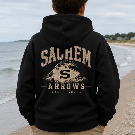 Sachem Arrows – YOUTH – Classic Cotton – Black | Salt + Shore