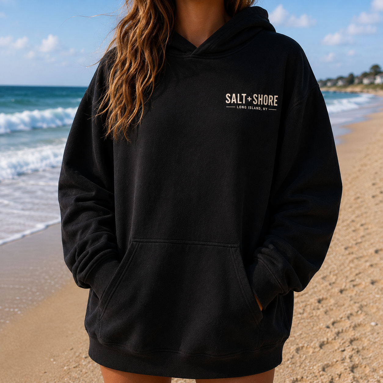 The Island Plate – Classic Cotton – Black | Salt + Shore