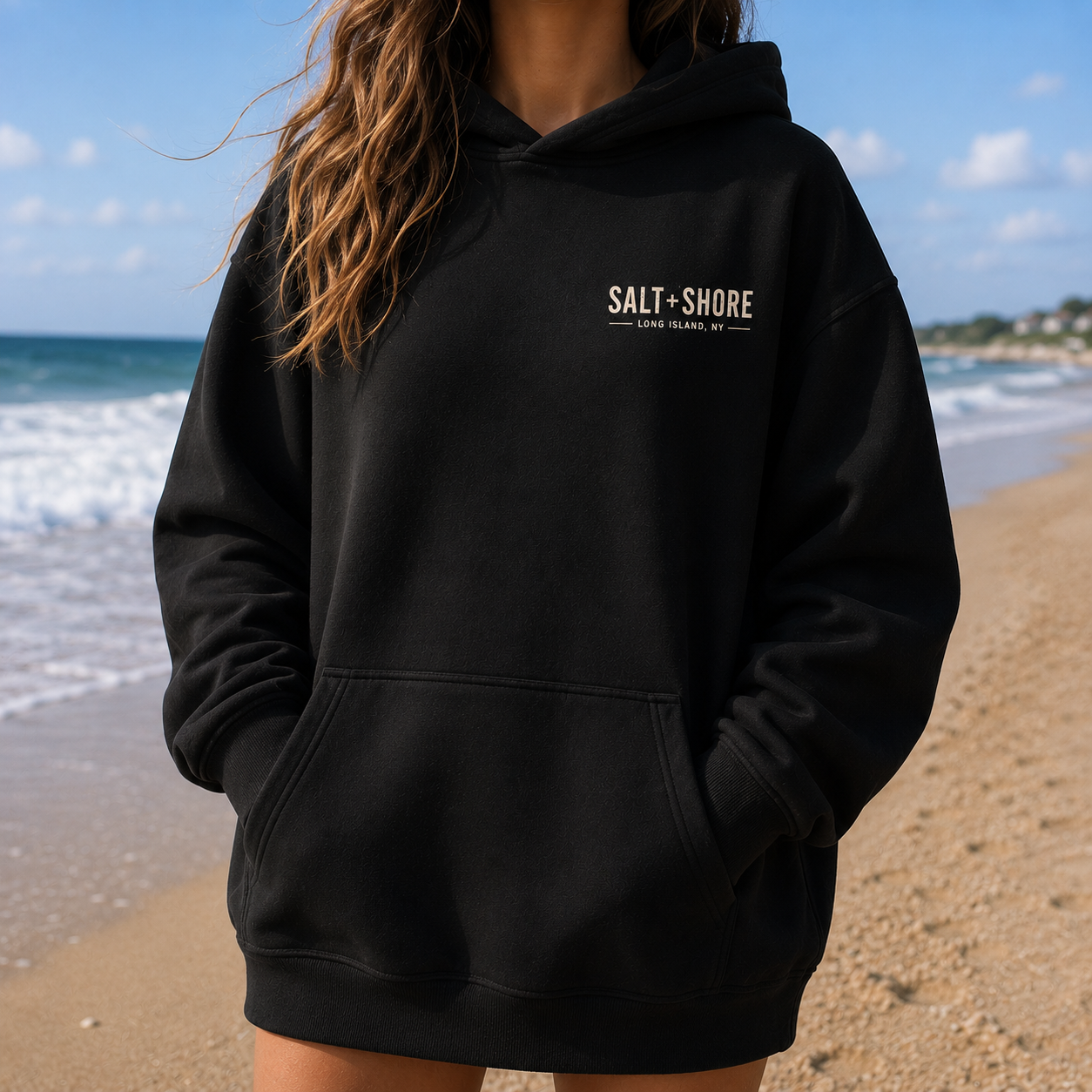 The Island Plate – Premium Garment-Dyed – Washed Black | Salt + Shore